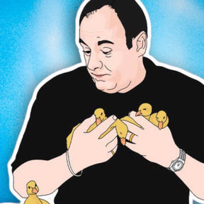 Sg Sticker Tony And His Ducks Decorative - Greeting Card