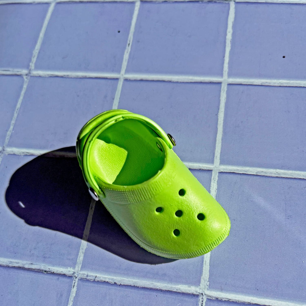 Shoe Charm - Croc Style Green Xpsd0224a