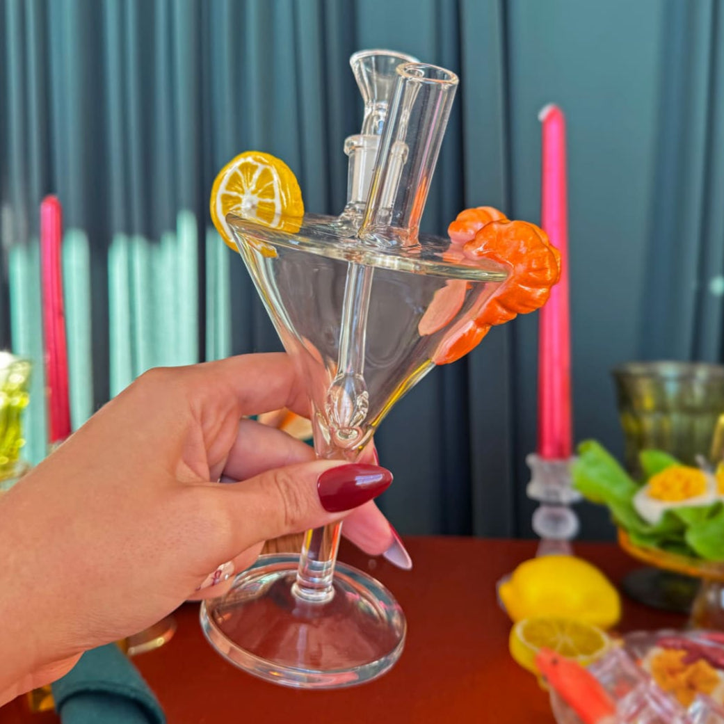 Shrimp Cocktail Bong Aesthetic Bong - Kitsch - Maximalist