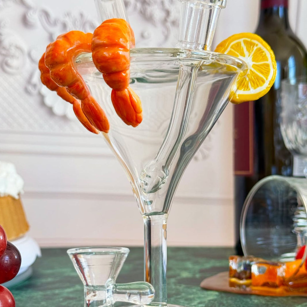 Shrimp Cocktail Bong Aesthetic Bong - Kitsch - Maximalist