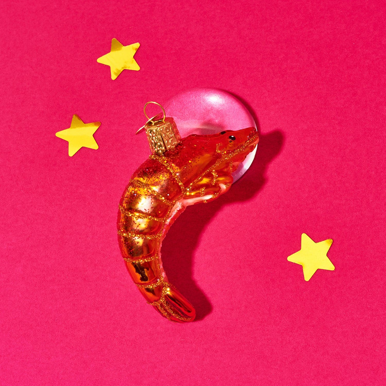 Shrimp Ornament Christmas Ornaments - Food Ornament