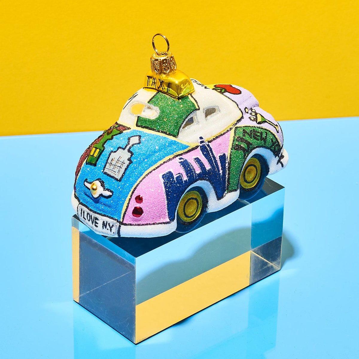 Sidewalks Of Nyc Taxi Ornament Holiday 2023 - Ornament23 -