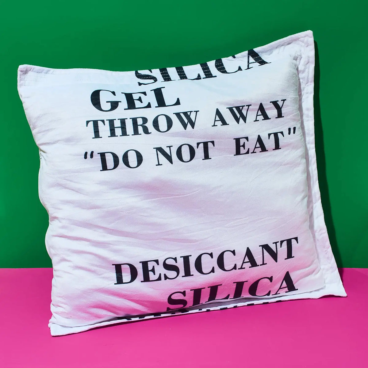 Silica Gel Packet Throw Pillow | Home Decor at Friends Nyc