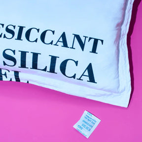 Silica Gel Packet Throw Pillow | Home Decor at Friends Nyc