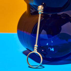 Skull Roach Clip - Gold Xsteph0325b