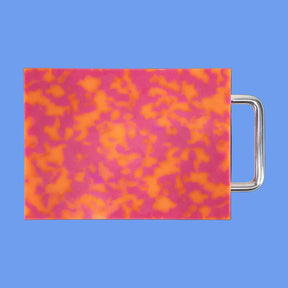 Small Cutting Board with Handle - Pink Orange | Friends Nyc