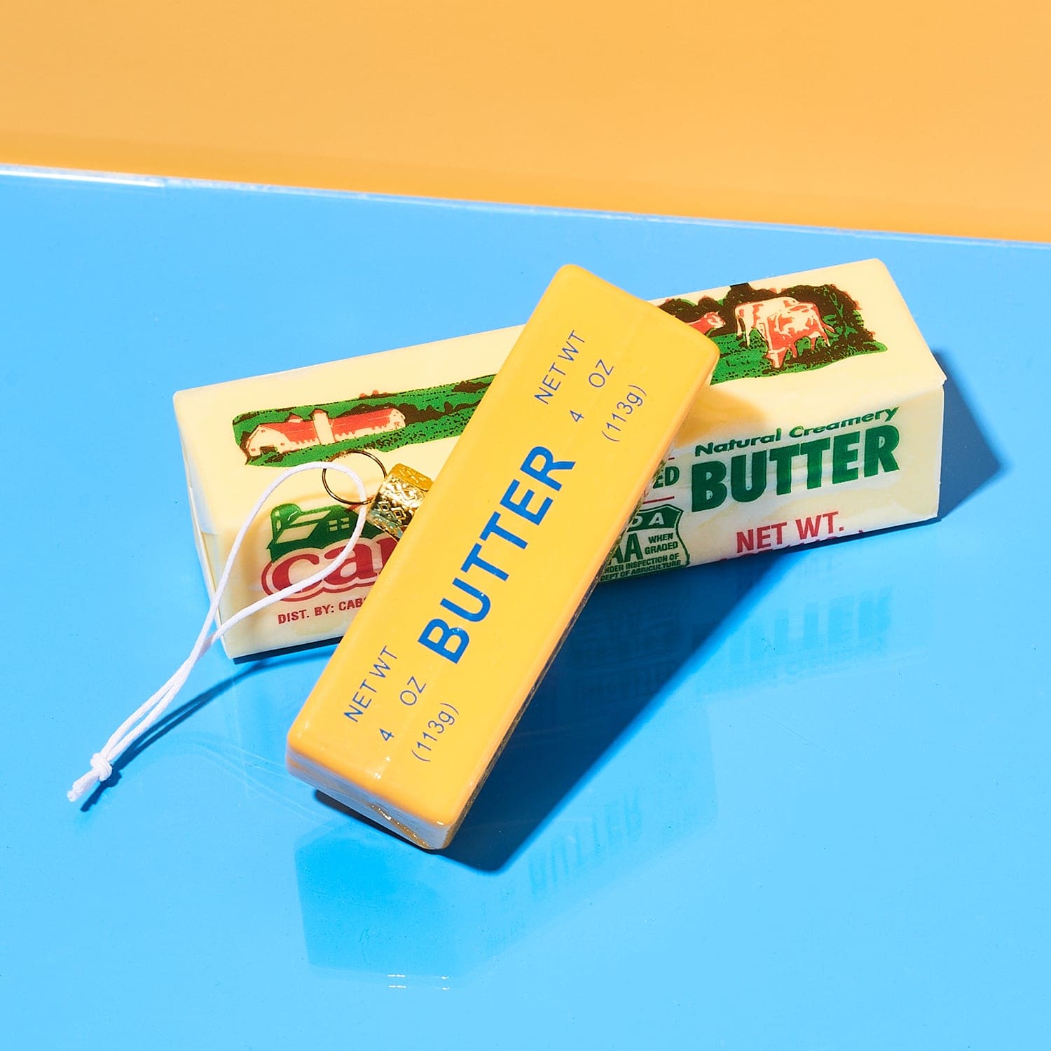 Small Stick Of Butter Ornament Butter - Food Ornament -