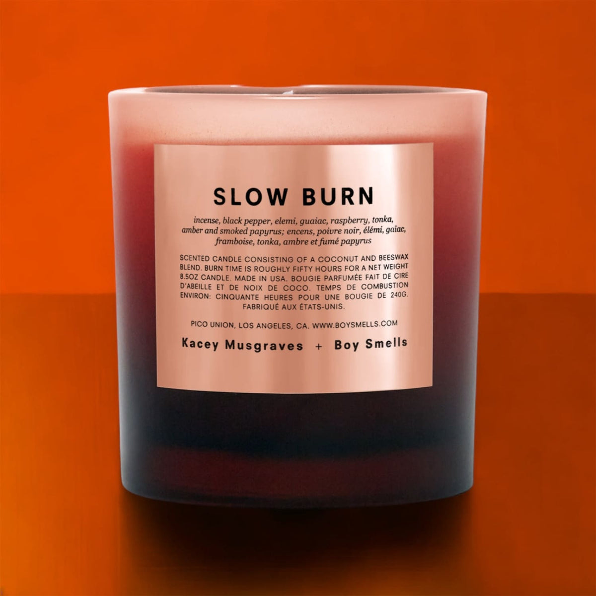 Boy Smells Candle - Slow Burn 0523 - Beeswax - Boy Smells -