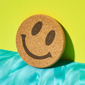 Cork Coaster Smiley Face 0423 - Groupbycolor - Q223