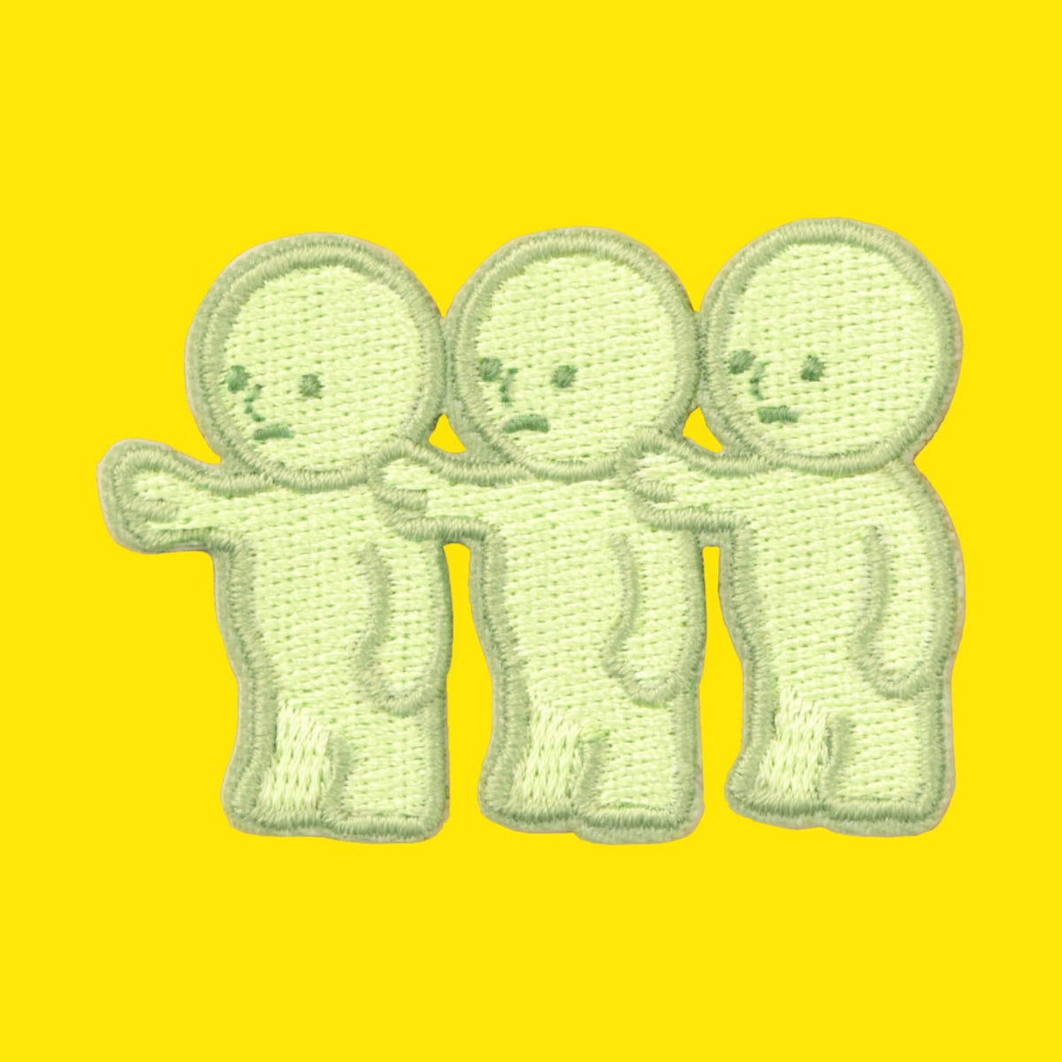 Smiski Embroidery Sticker Decorative Sticker - Embroidery