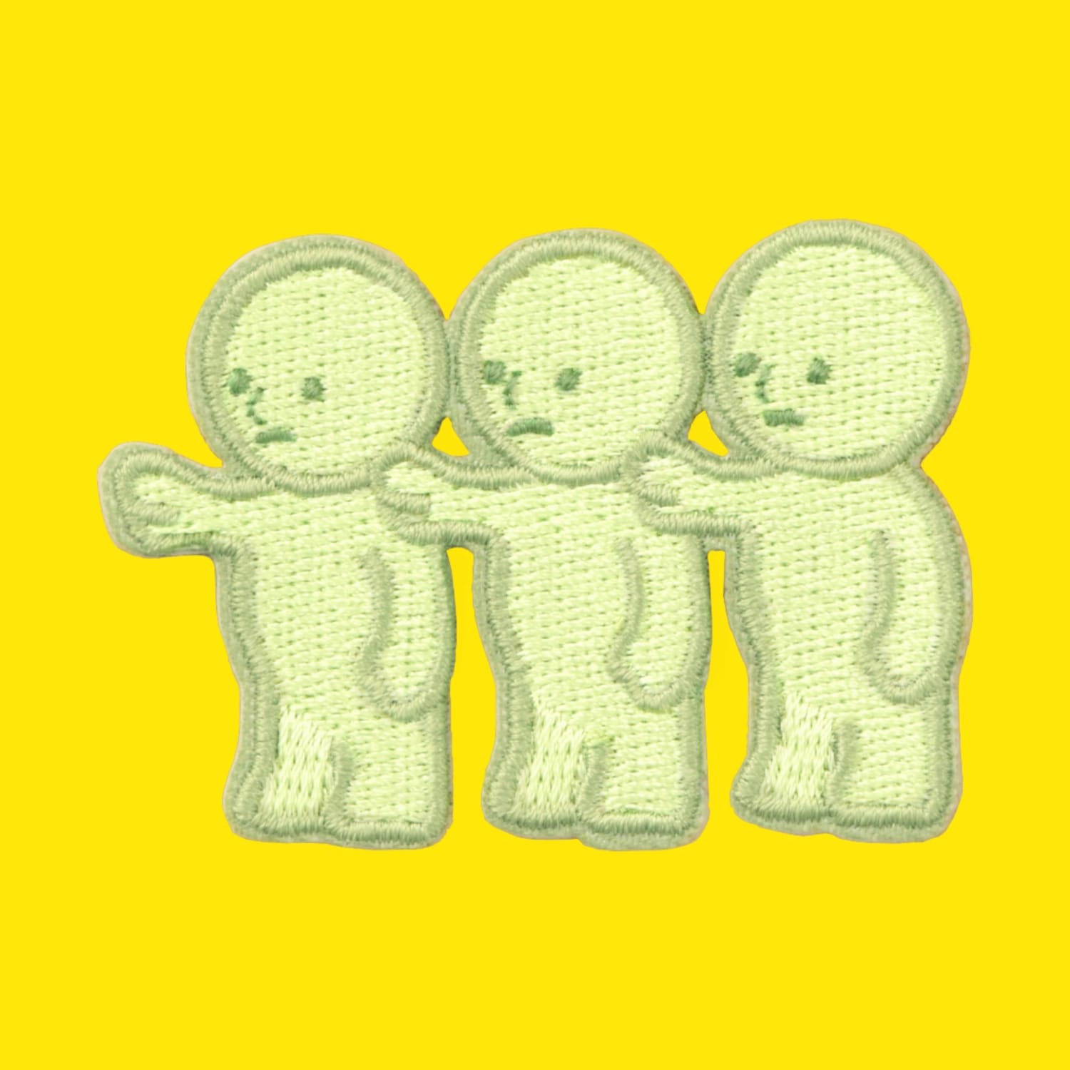 Smiski Embroidery Sticker Decorative Sticker - Embroidery