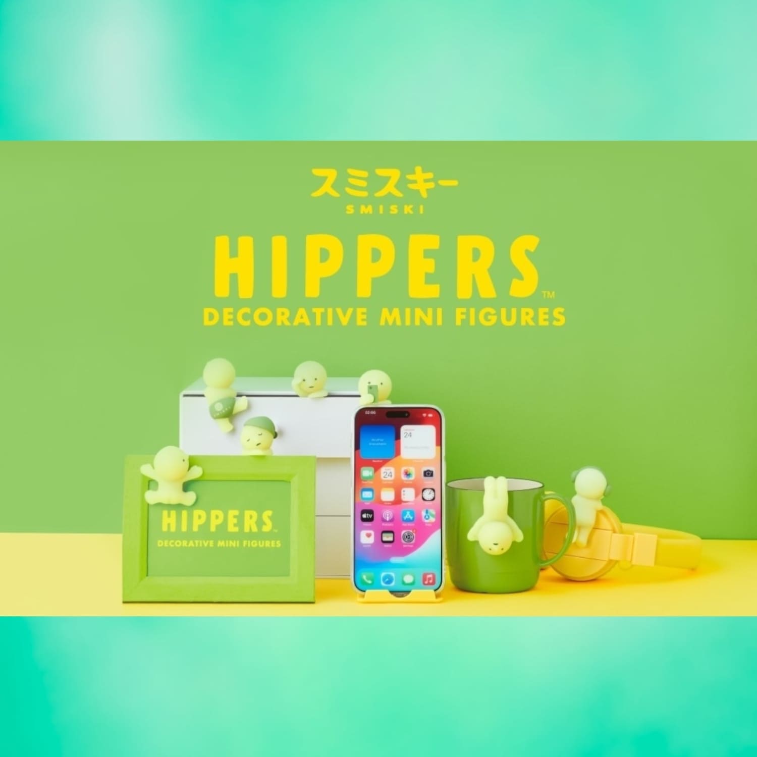 Smiski Hippers Blind Box - Glow in the Dark Sticky Figurines