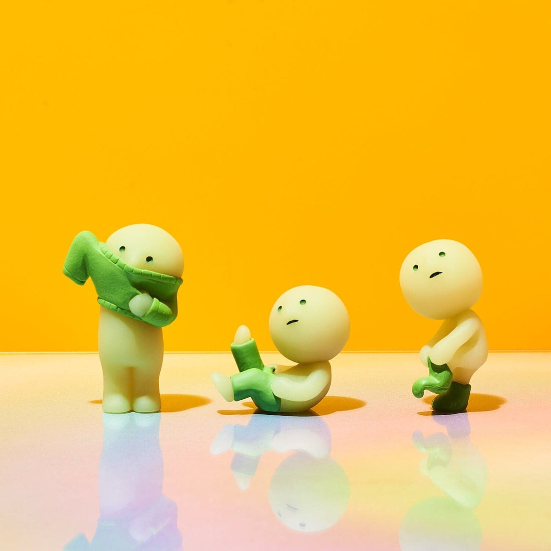 Smiski Dressing Series Blind Box - Glow in the Dark Figurine - Friends ...