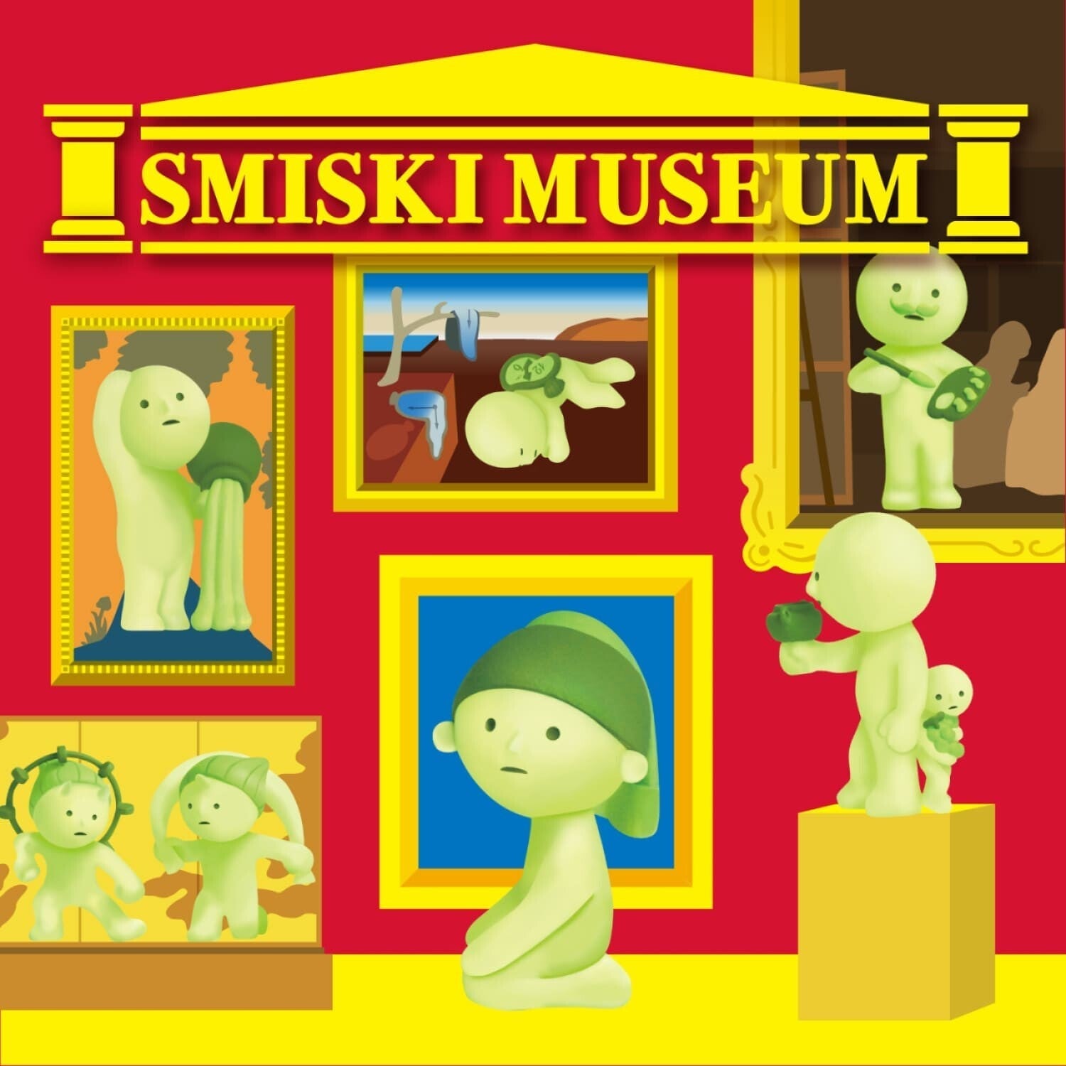 Smiski Museum - Minifigure Collezionabili In Scatola Cieca - Giocattolo Fosforescente Sorpresa