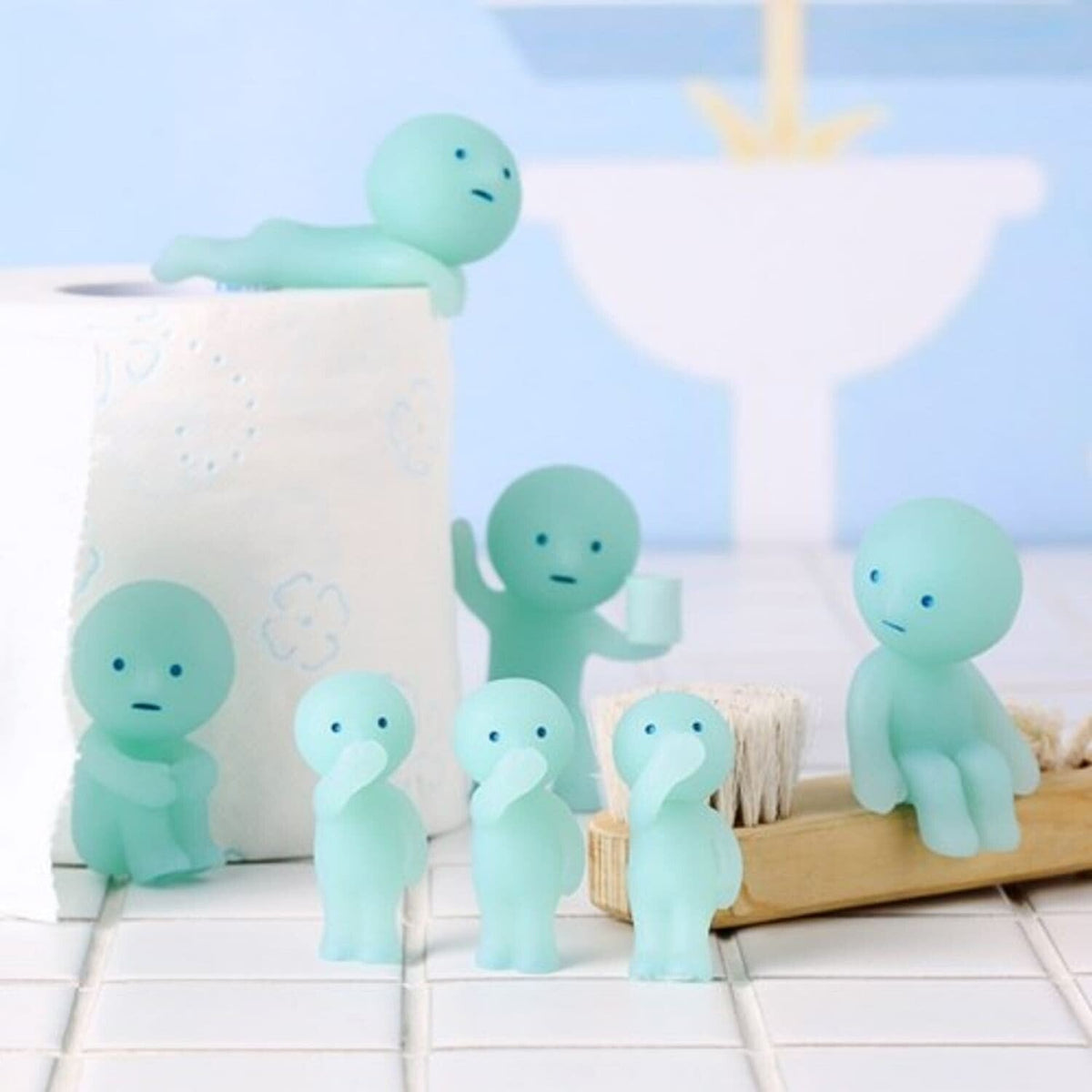 Smiski Mini Figurine - Toilet Blind Box - Collectible