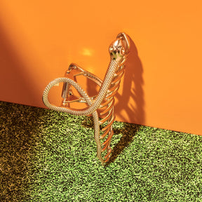 Snake Hair Clip - Gold Cute Hair Clip - Gold - Accessories -