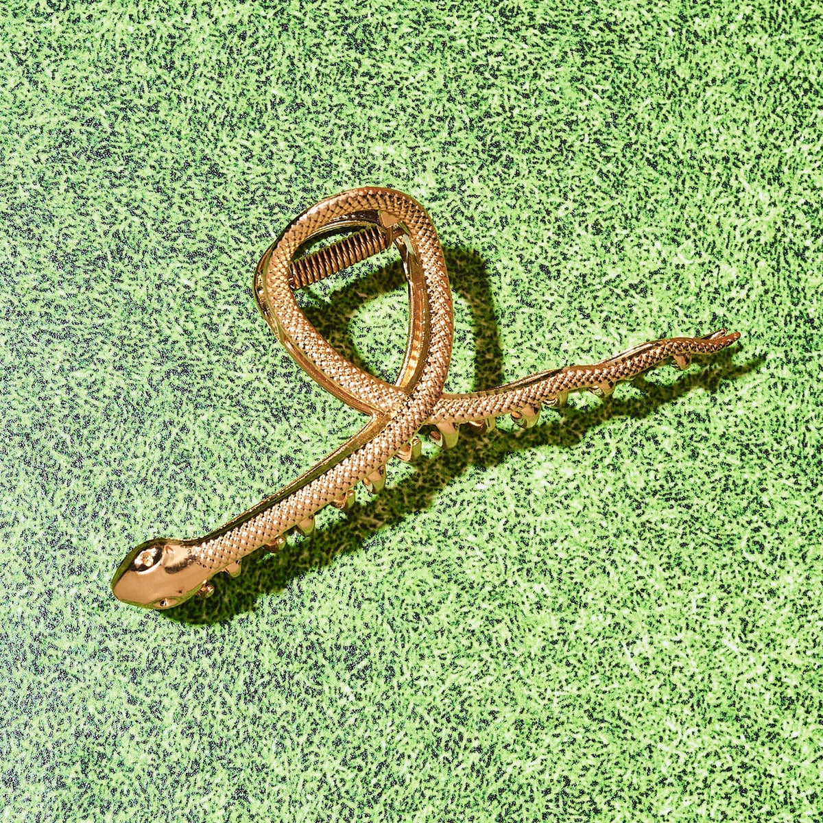 Snake Hair Clip - Gold Cute Hair Clip - Gold - Accessories -