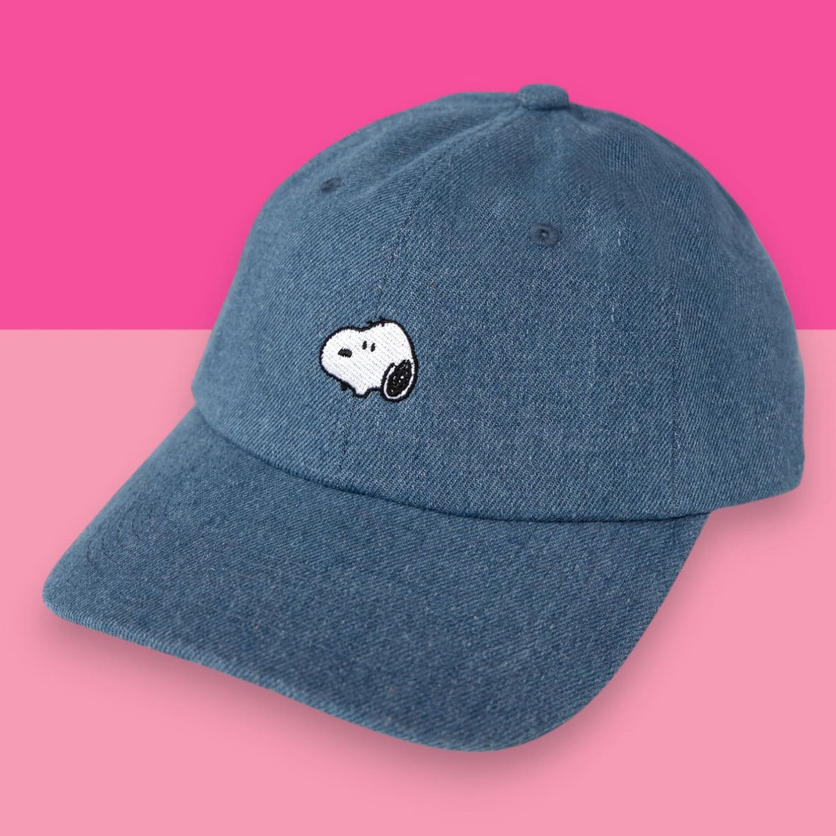 Snoopy Denim Dad Hat Adjustable Hat - Art - Basic - Dad