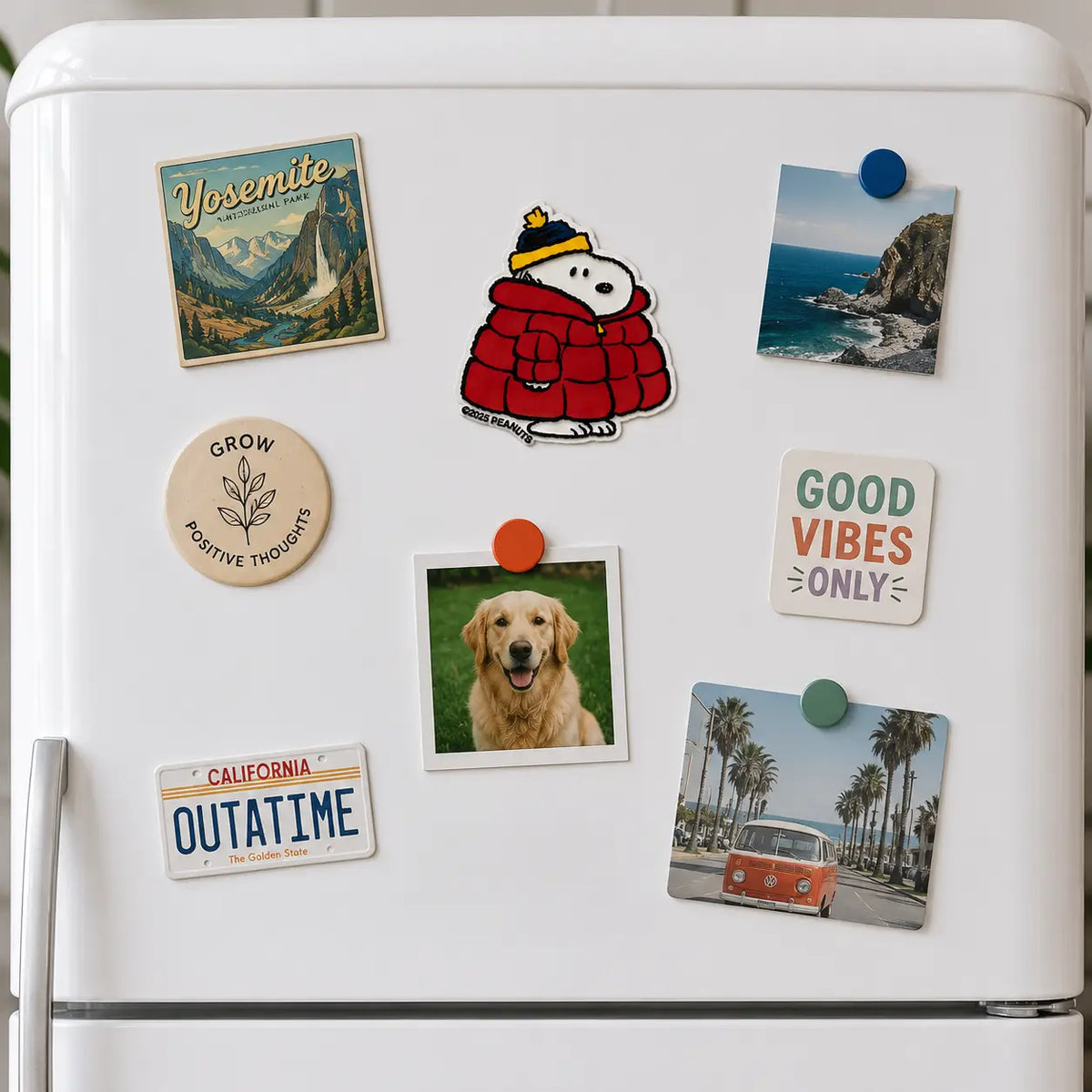 Snoopy Puffy Coat Fridge Magnet | Friends Nyc Brooklyn Ny