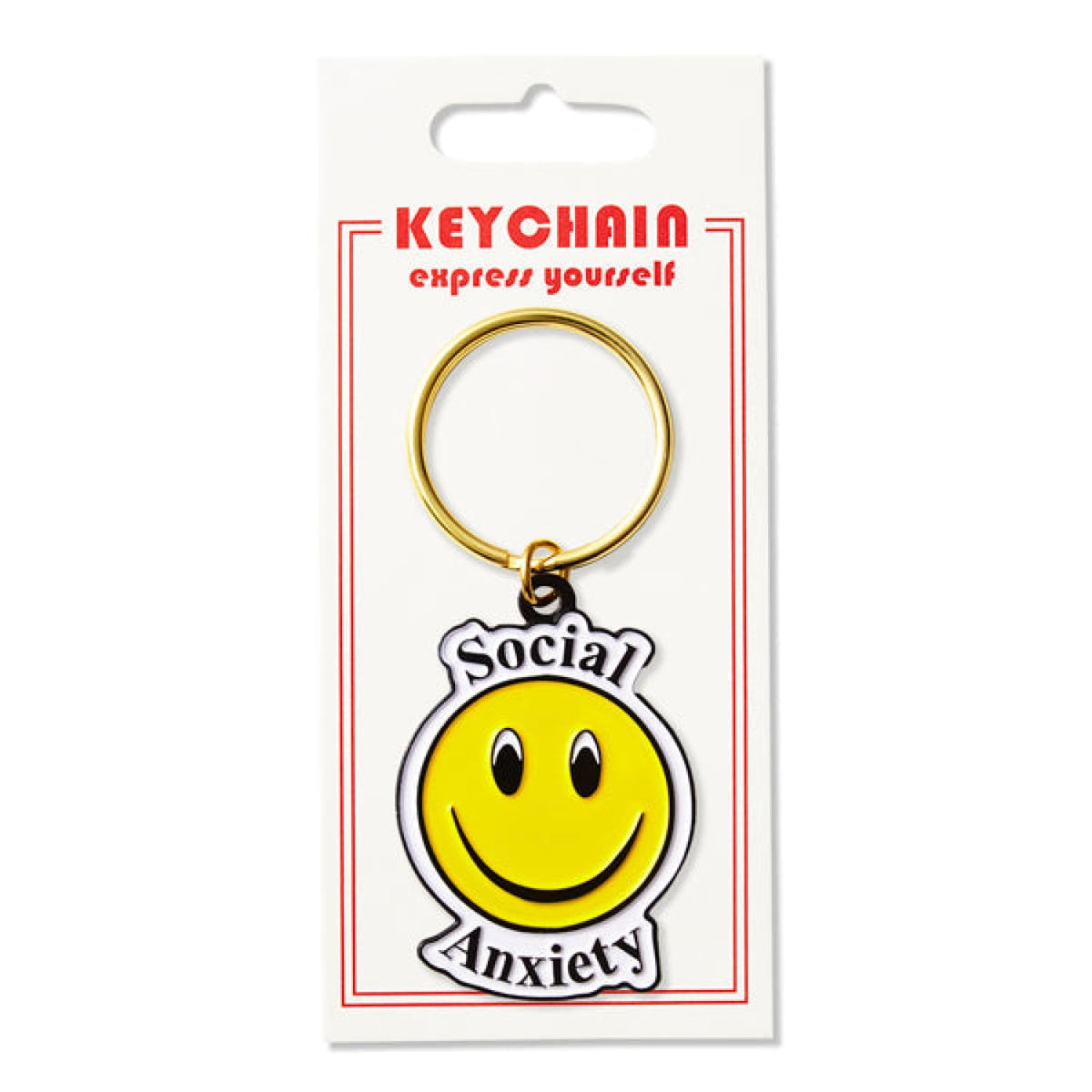Social Anxiety Keychain Accessory - Anxiety - Keychain -