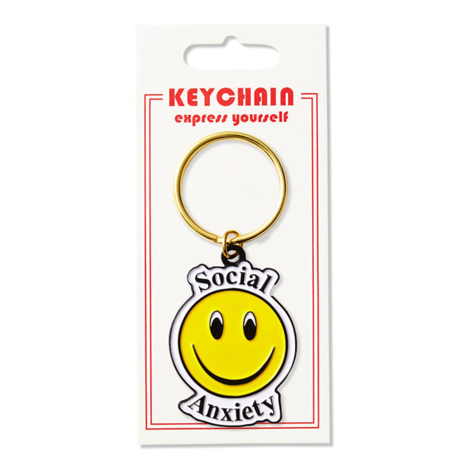 Social Anxiety Keychain Accessory - Anxiety - Keychain -