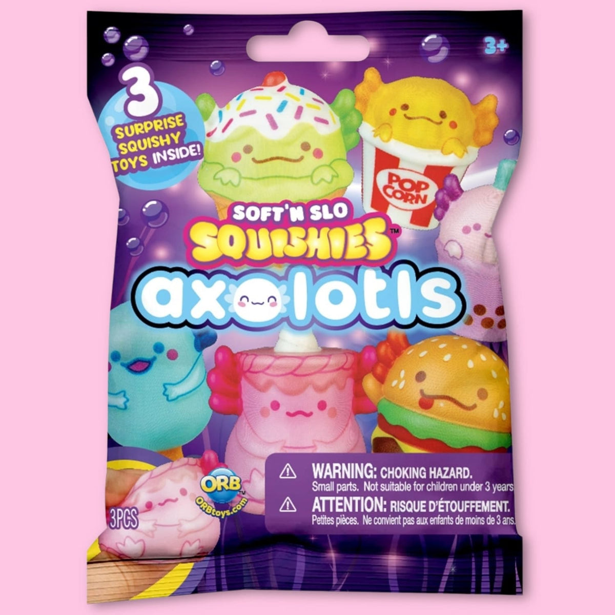 Soft n Slo Squishies Axolotl Blind Bag Asst Web0125