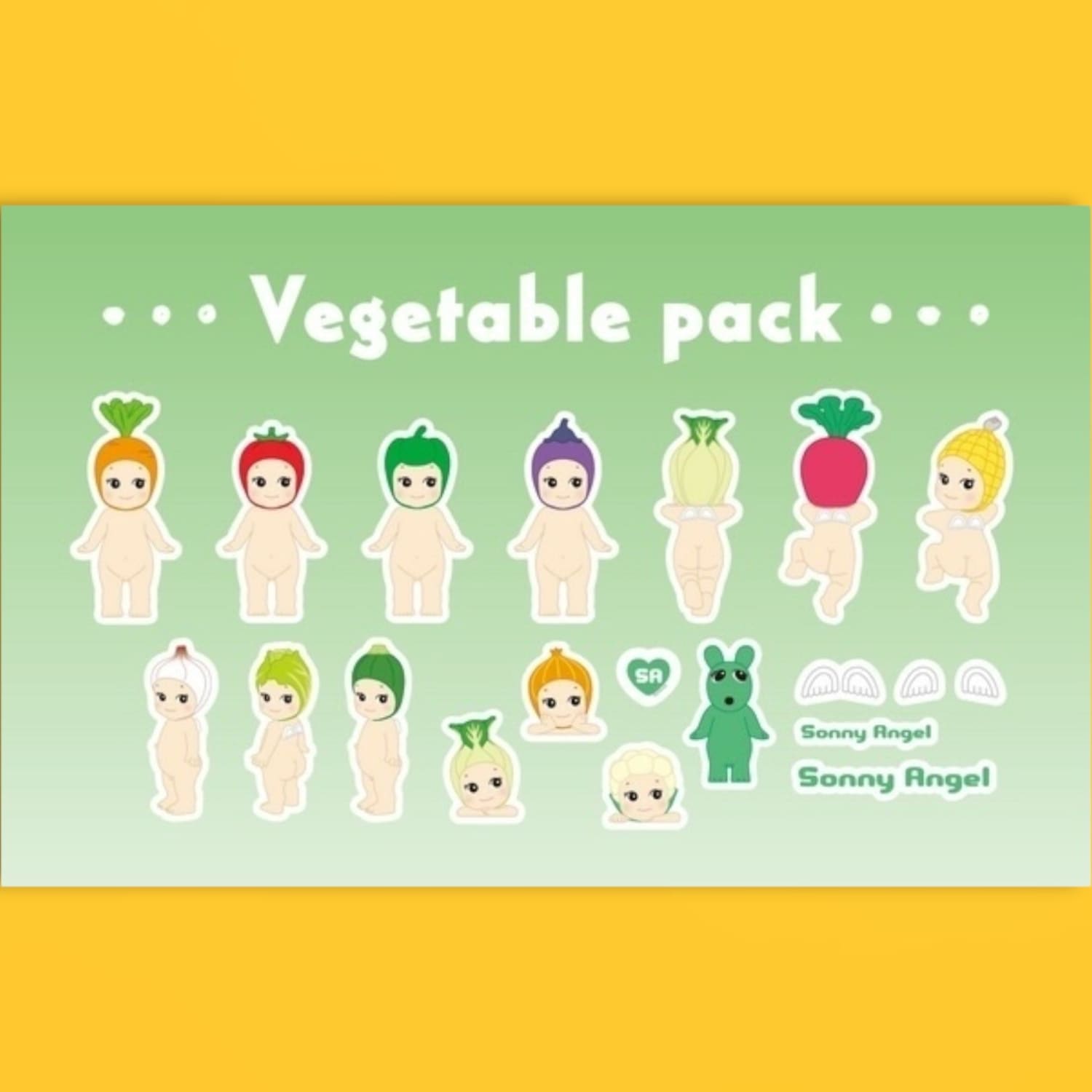 Sonny Angel Sticker Pack Series 2 - 20 Die-Cut Stickers - Friends