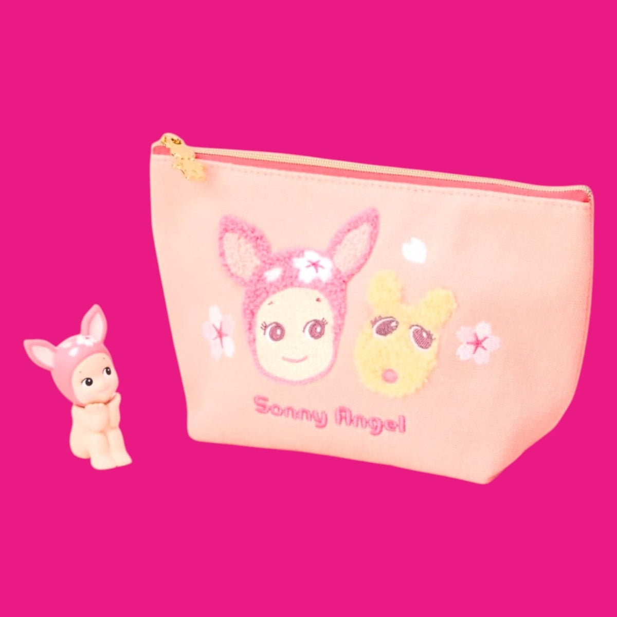 Sonny Angel Cherry Blossom Zipper Pouch Blind Box - Carry