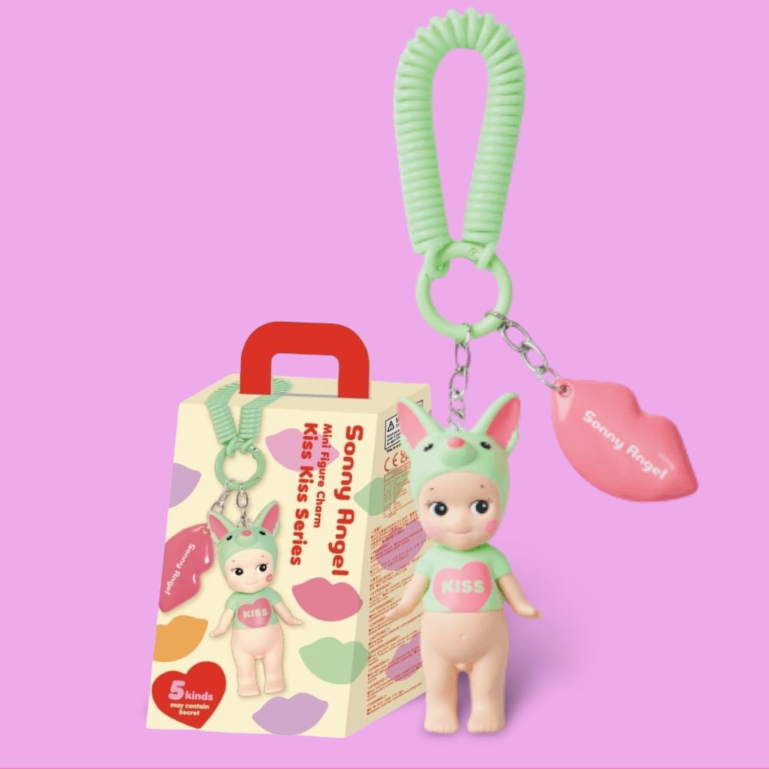 Sonny Angel Kiss Charm Keychain Blind Box - Boxed