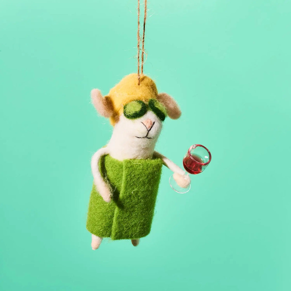Spa Mouse Ornament Felt | Friends Nyc Brooklyn Ny