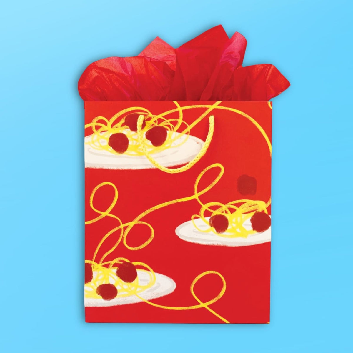 Spaghetti Gift Bag Birthday Gift - Fake Food - Bag - Bags +