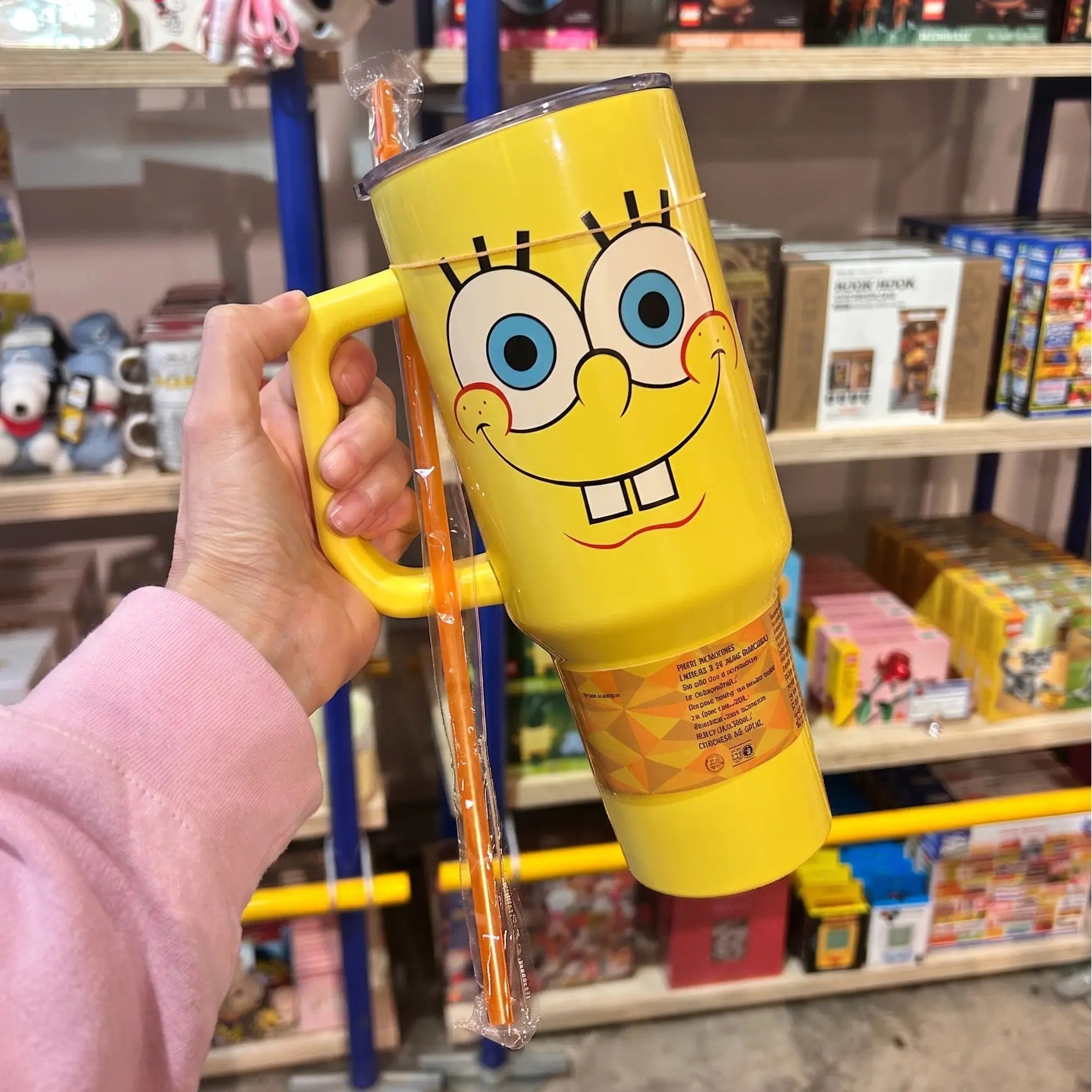 Spongebob Big Face Tumbler 40 Oz 40oz Stainless Steel