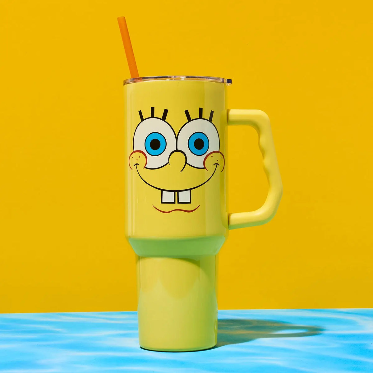 Spongebob Big Face Tumbler 40 Oz 40oz Stainless Steel