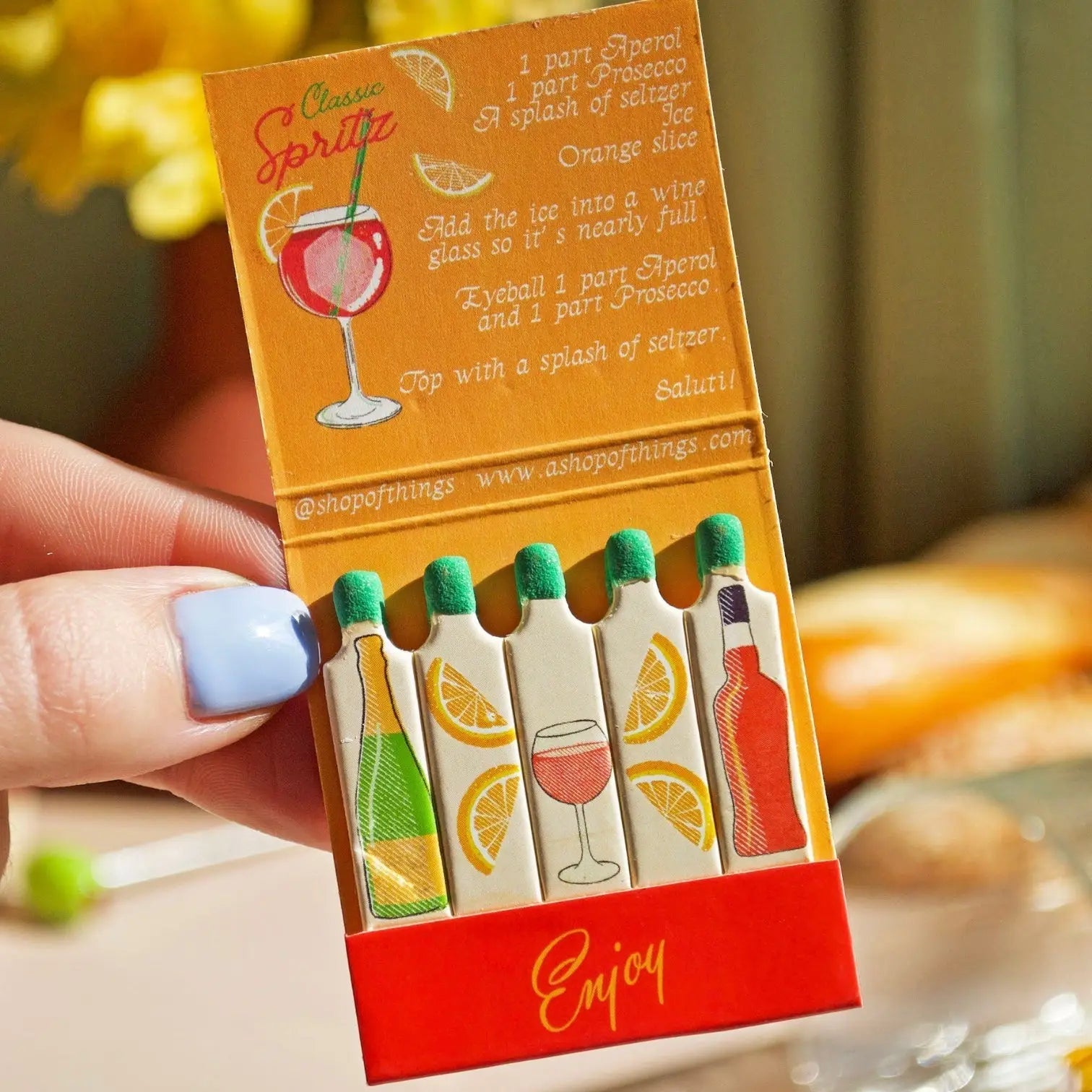 Spritz Matches | Friends Nyc Brooklyn Ny