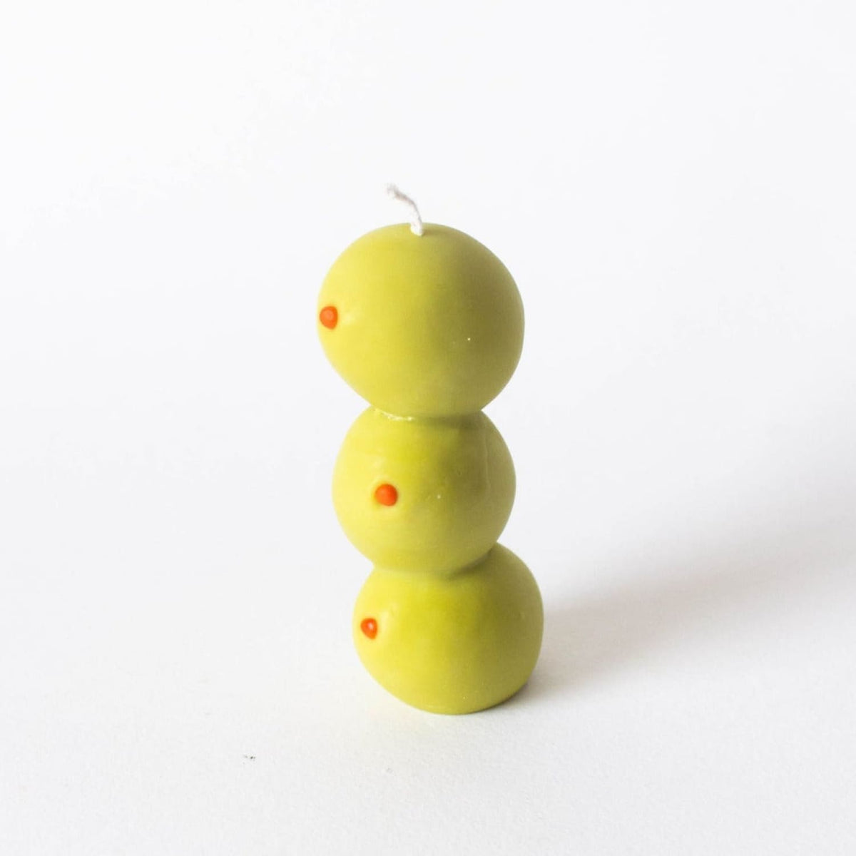 Stacked Olive Candle Candle - Cocktails - Ecofriendly - Fake