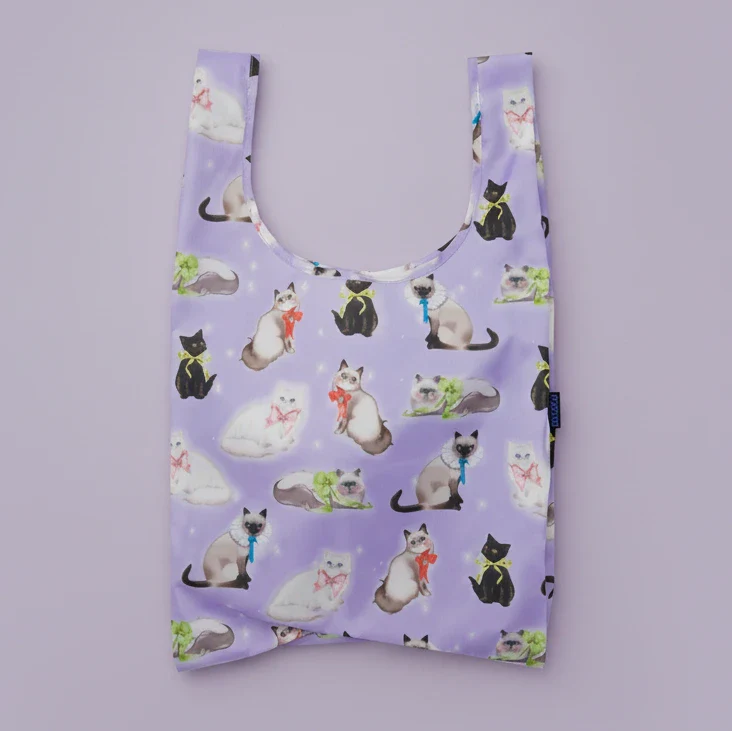 Standard Baggu Reusable Tote - Fancy Cats | Friends Nyc