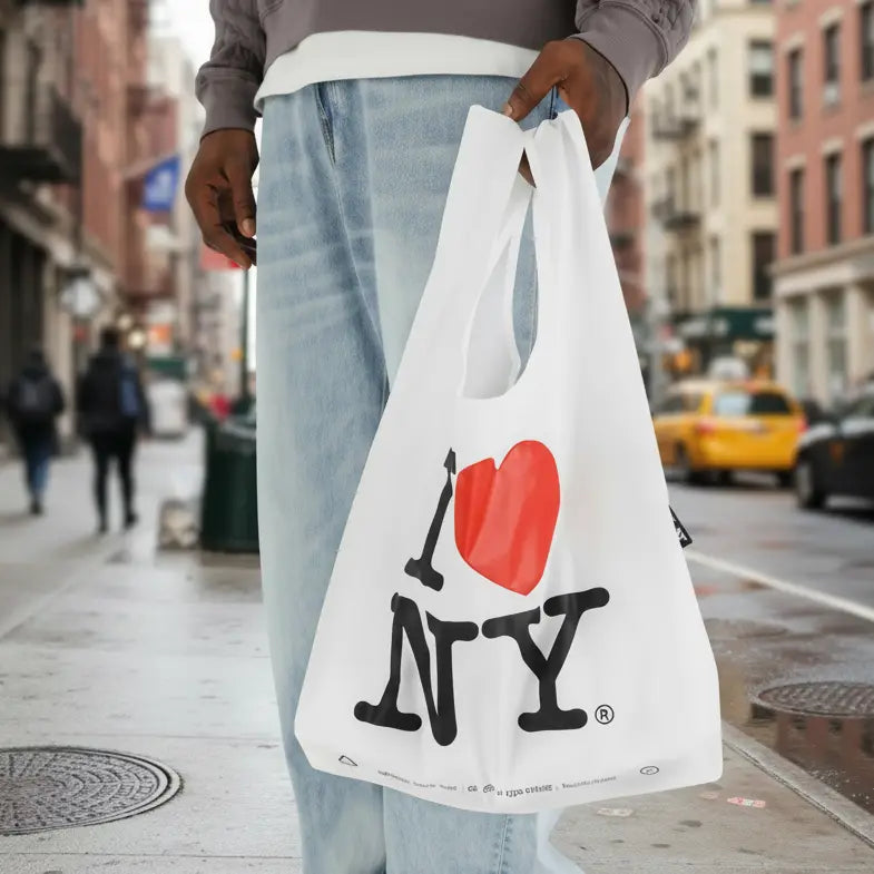 Standard Baggu Reusable Tote - i Love Ny - Iconic Nyc