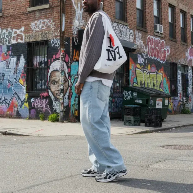 Standard Baggu Reusable Tote - i Love Ny - Iconic Nyc