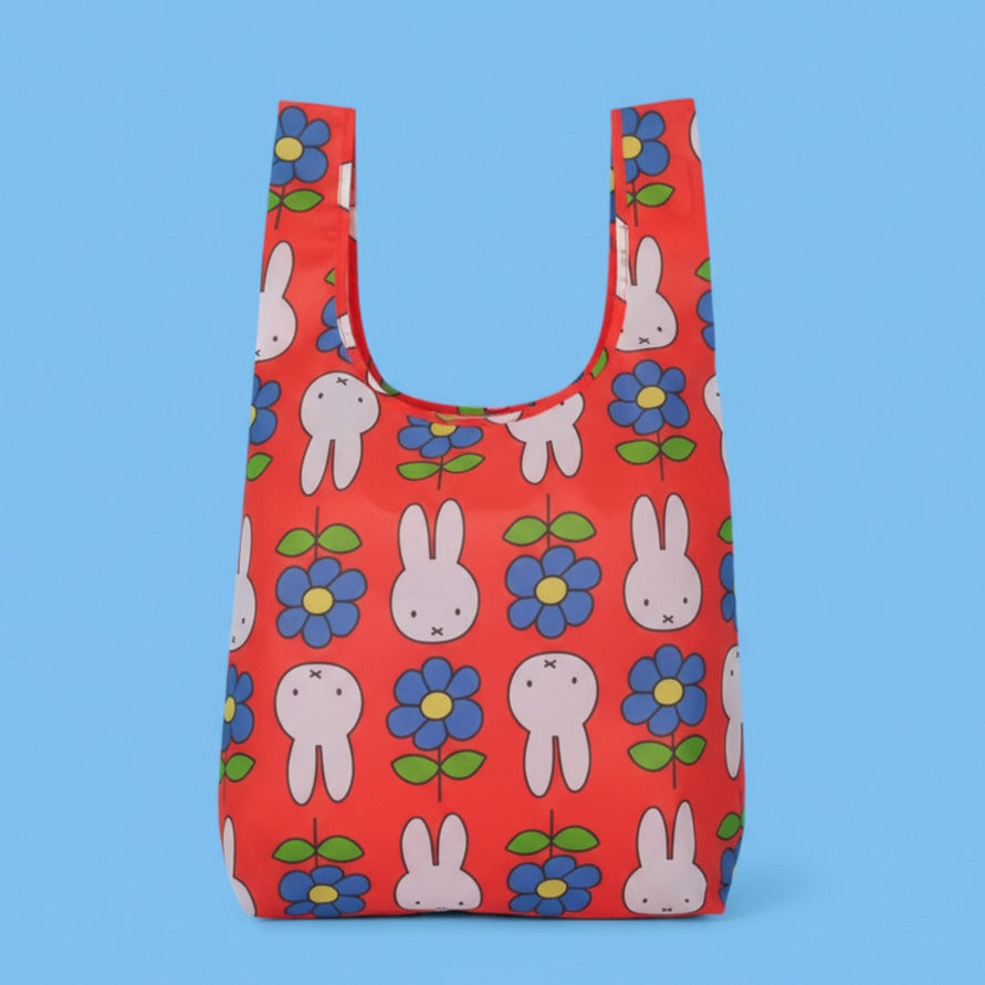 Standard Baggu Reusable Tote Flower Miffy Accessory - Bag