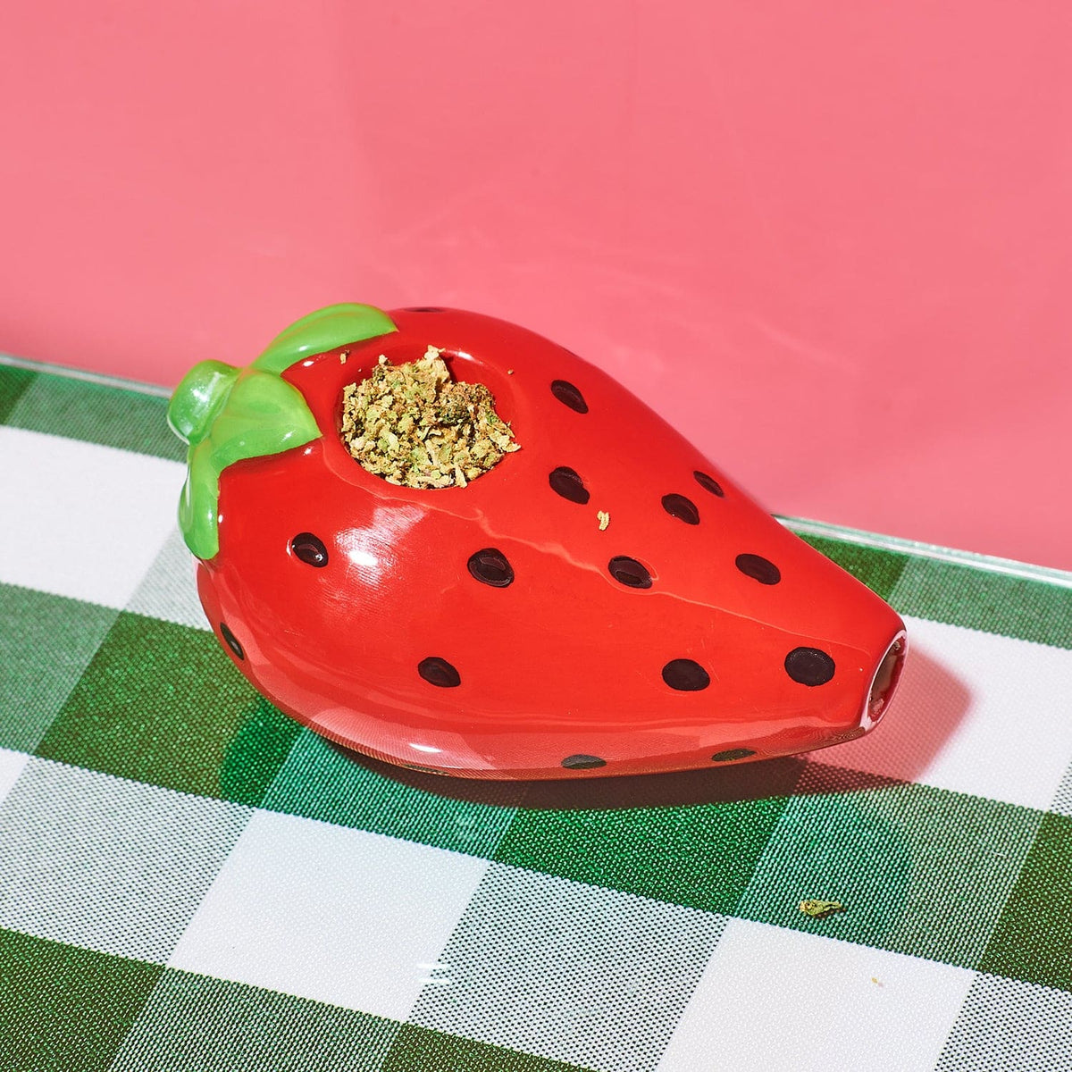 Small Strawberry Spoon Cute Girly Stoner - Daddy Day - Fake