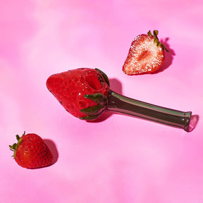 Strawberry Glass Spoon