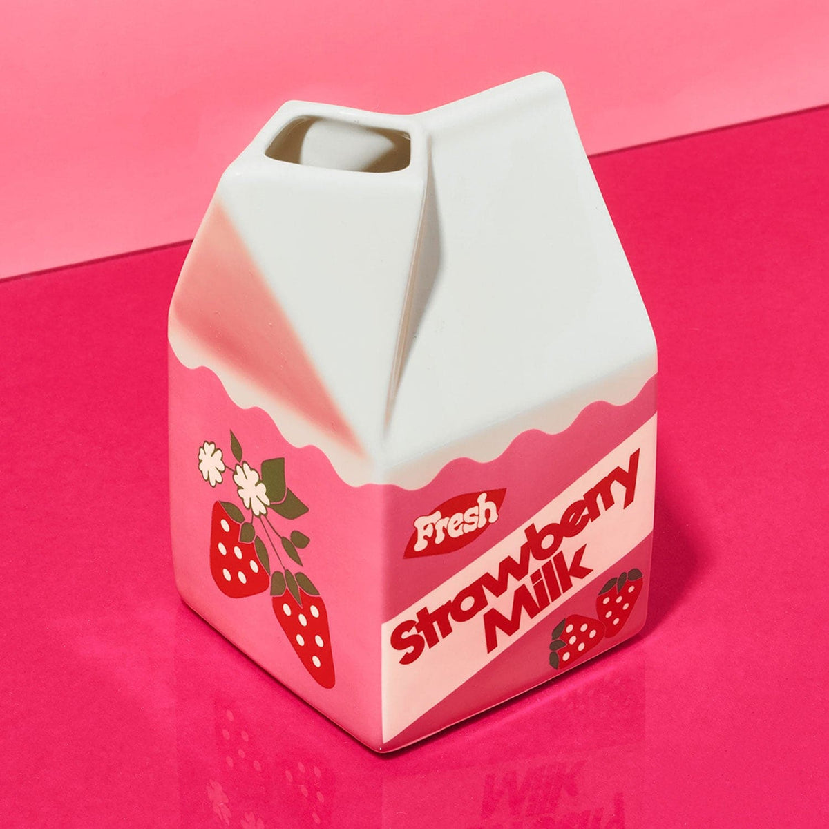 Strawberry Milk Vase Ban.do - Bando - Floral Vase