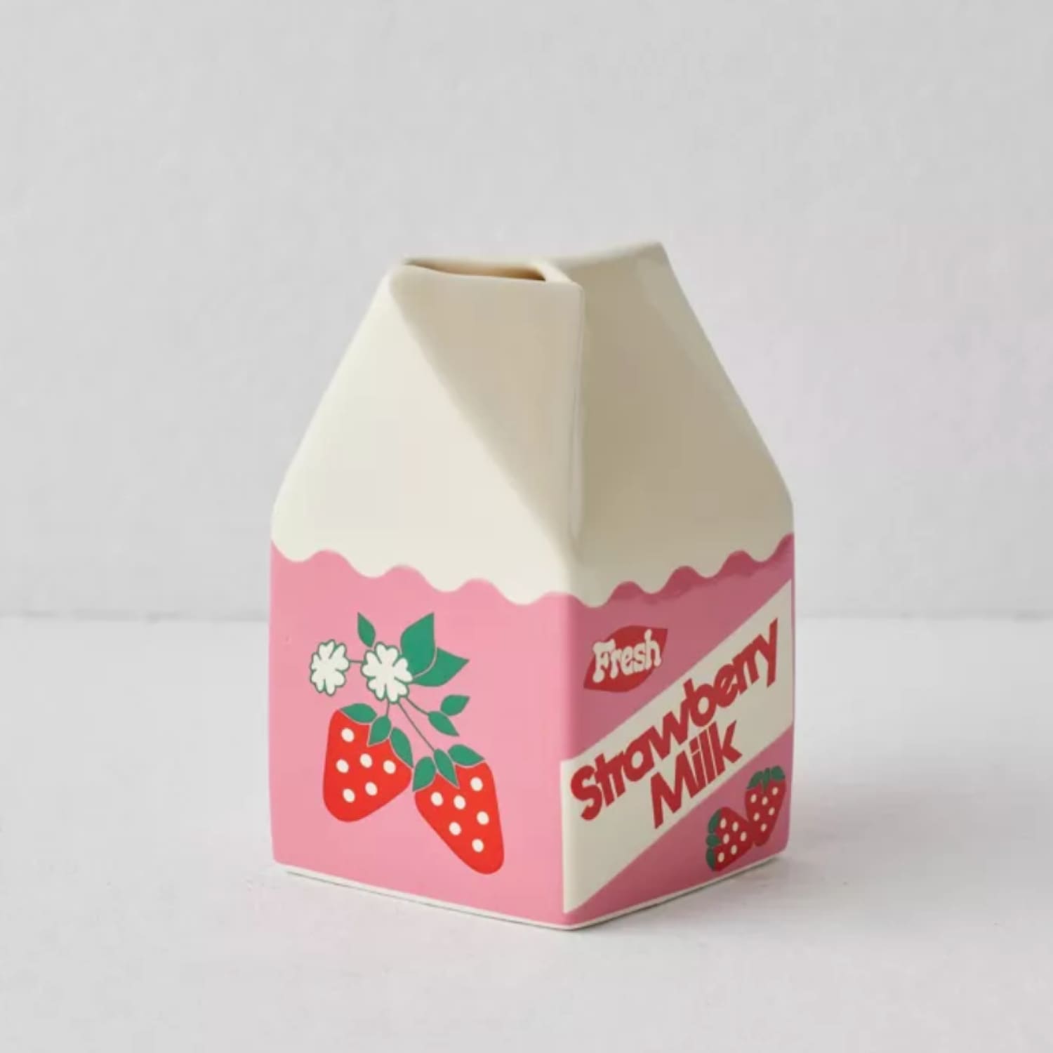 Strawberry Milk Vase Ban.do - Bando - Floral Vase - Home