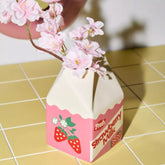 Strawberry Milk Vase Ban.do - Bando - Floral Vase - Home