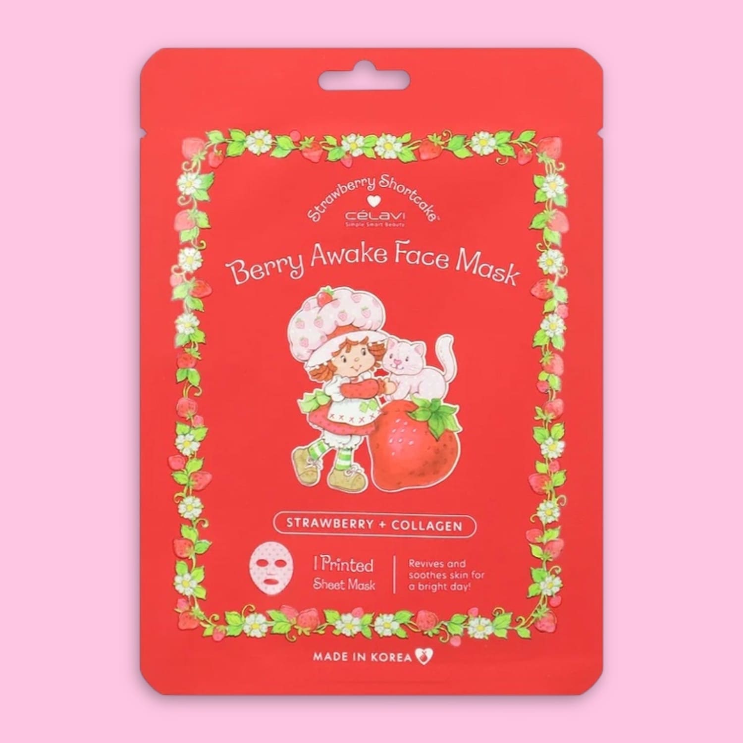 Strawberry Shortcake Berry Awake Sheet Mask Bachelorette