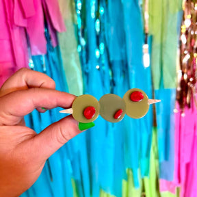 Stuffed Olive Hair Clip Set Bff Gift - Cute Hair Clip -