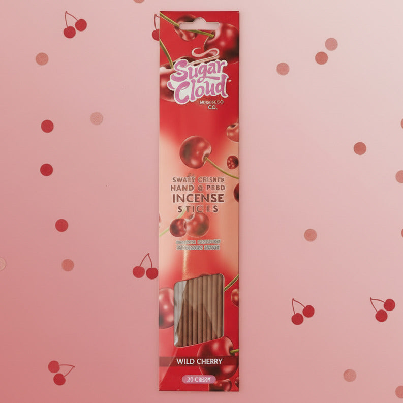 Sugar Cloud Incense Sticks - Wild Cherry Smoke Accessories