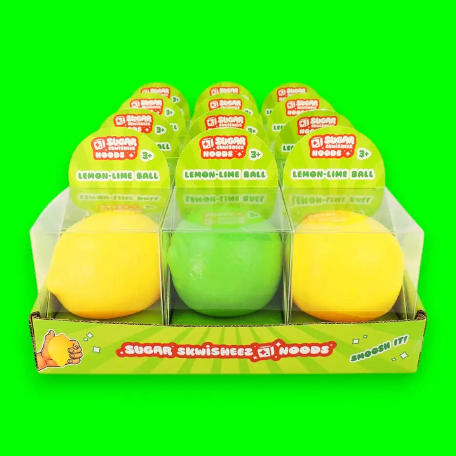 Sugar Skwisheez Noods - Lemon/lime Ball Lemon Lime