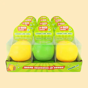 Sugar Skwisheez Noods - Lemon/lime Sensory Ball Lemon Lime