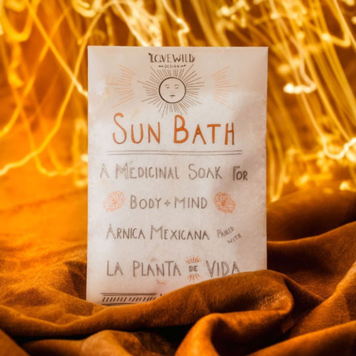 Sun Bath Salts Artist Made - Salt Soaking Birthday Gifts